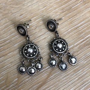 Silver Dangling Earrings